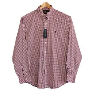 Ralph Lauren Classics Shirt — Maroon Check — XL — NWT — Light Weight